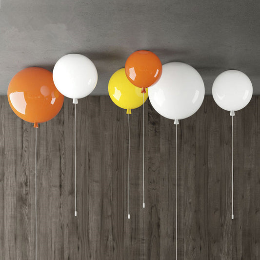 Balloon-Shaped Acrylic Ceiling or Wall Light