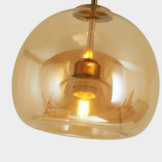 Modern Glass Ceiling Light with LED