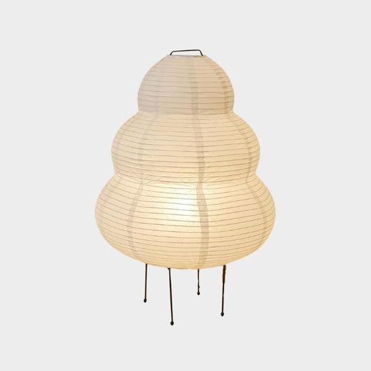 Paper Floor Lamp with Iron Tripod – Minimalist Design