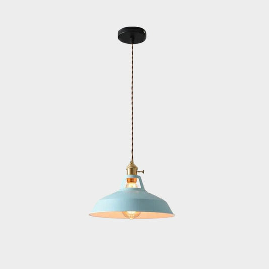 Colorful Metal Pendant Light – Adjustable Height