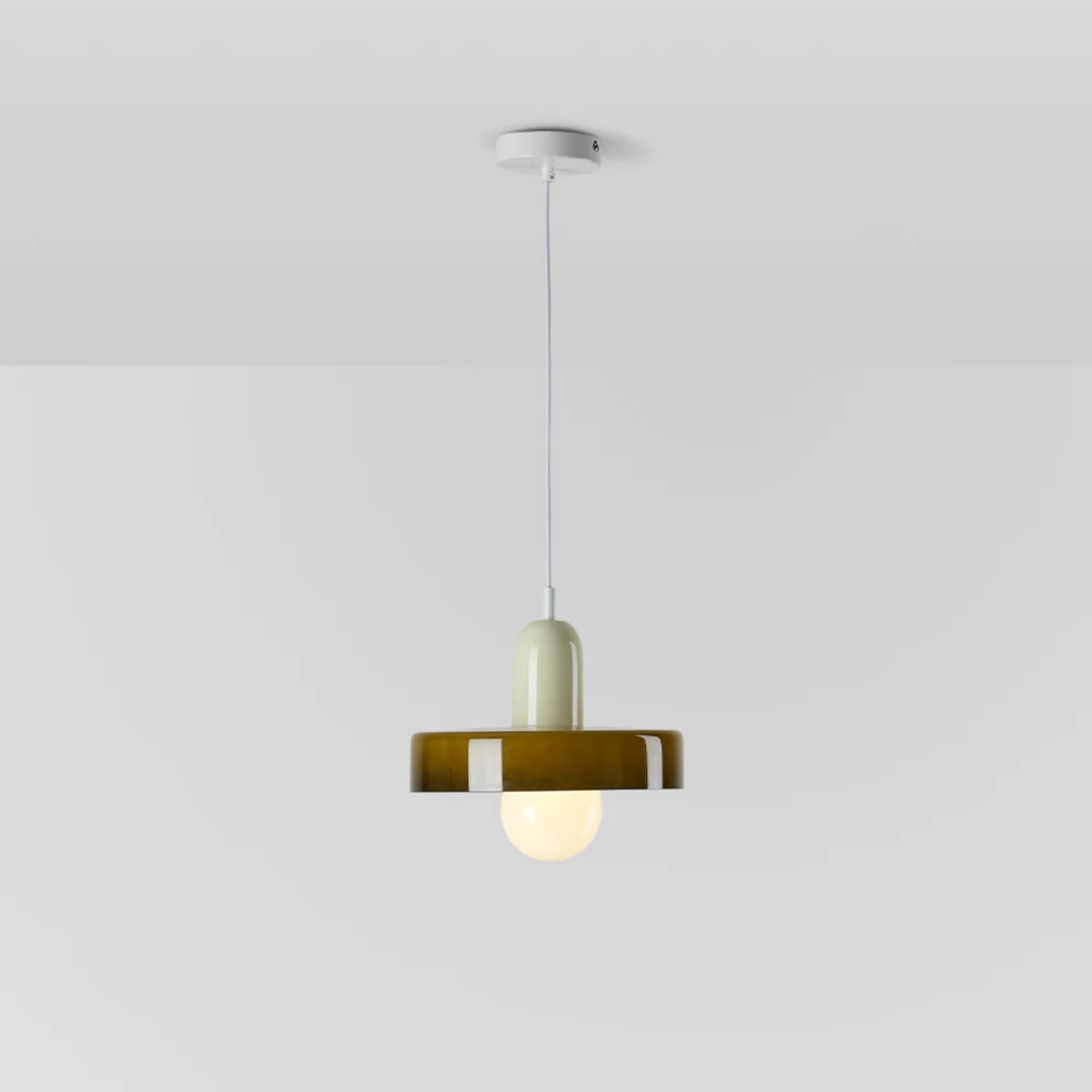 Glass Globe Pendant Light with G9 Socket
