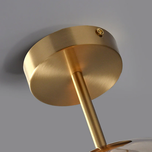 Modern Glass Ceiling Light with LED